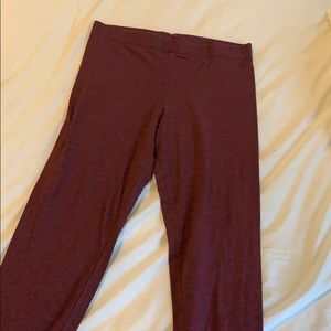 2 for $10, PINK Full Length Soft Maroon Leggings
